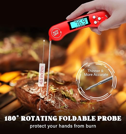 DOQAUS Digital Meat Thermometer, Instant Read Food Thermometer - Image 4