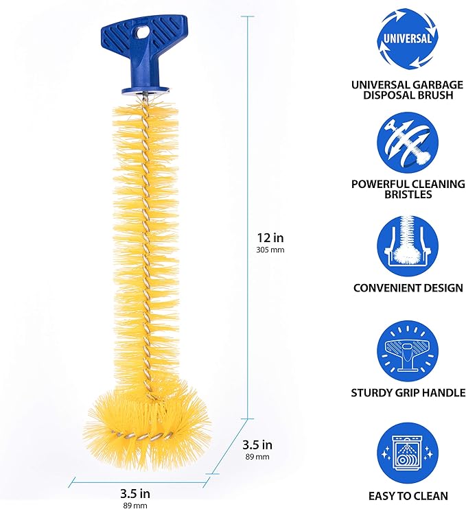 Mr. Scrappy Universal Garbage Disposal Brush, Sturdy Grip Handle - Image 2
