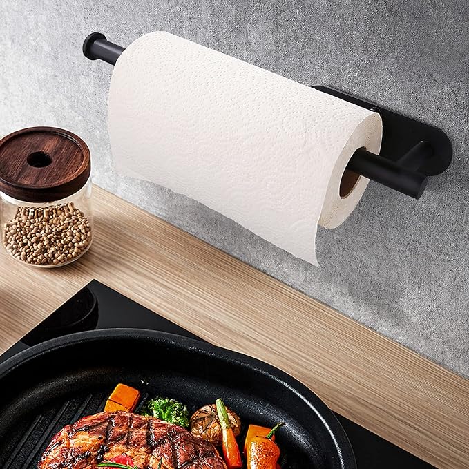 Paper Towel Holders-Blcak, Paper Towels Rolls - Image 2