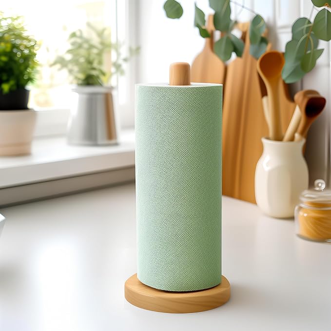 KitchLife Wooden Paper Towel Holder Countertop - Image 5