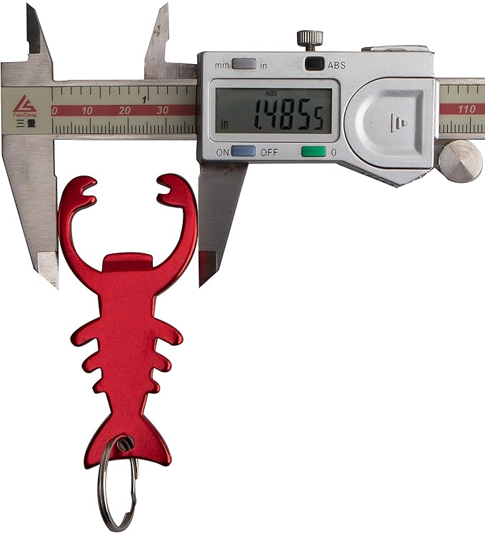 SWATOM Lobster Bottle Opener Keychain Beer Openers Tool Key Chain Ring - Image 5