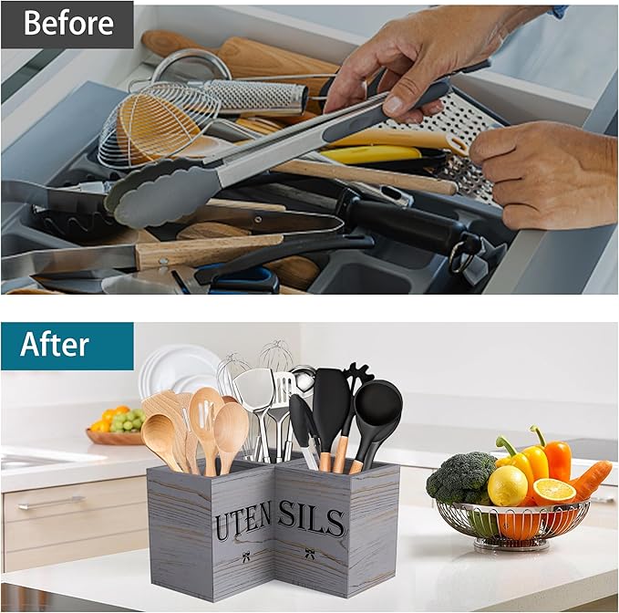 Suli Extra Large Kitchen Utensils Holder - Image 3