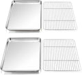 P&P CHEF 16 Inch Stainless Steel Baking Sheet by PPCHEF