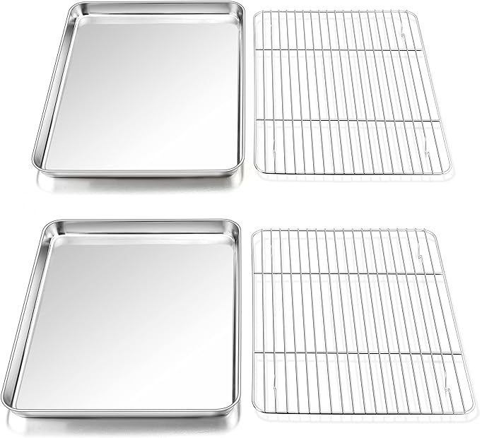 P&P CHEF 16 Inch Stainless Steel Baking Sheet by PPCHEF