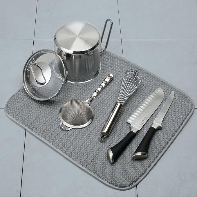 Norpro 18 by 16-Inch Microfiber Dish Drying Mat - Image 2