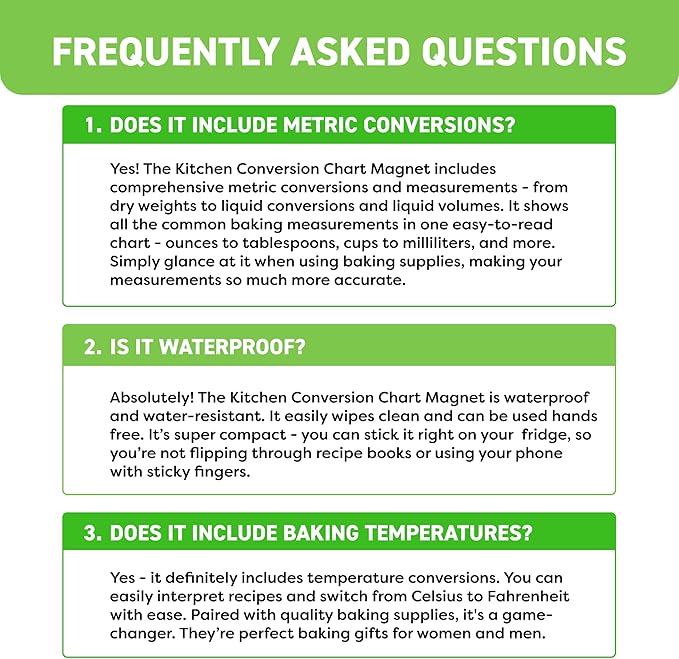 Kitchen Conversion Chart Magnet - Image 9