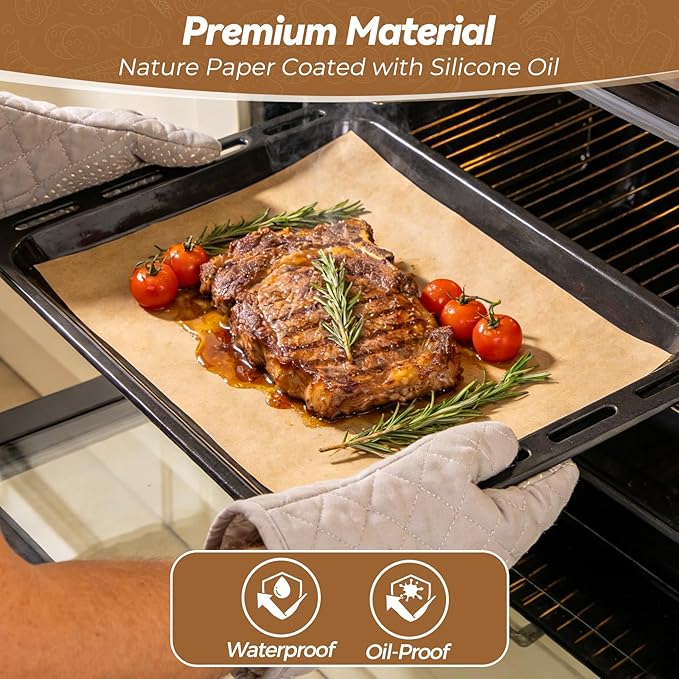 360 Count 12"x 16" Heavy Duty Parchment Paper Sheets - Image 5
