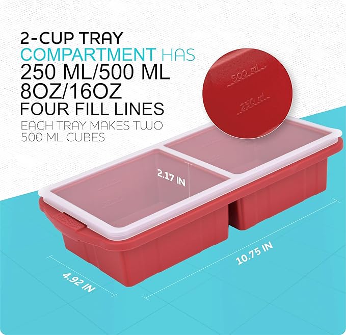 XOMOO Silicone Freezer Tray - Image 4