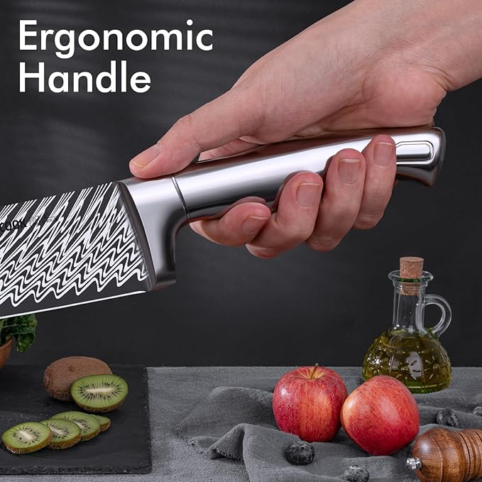 Knife Set, Astercook 15 Pieces Kitchen Knife Set - Image 6