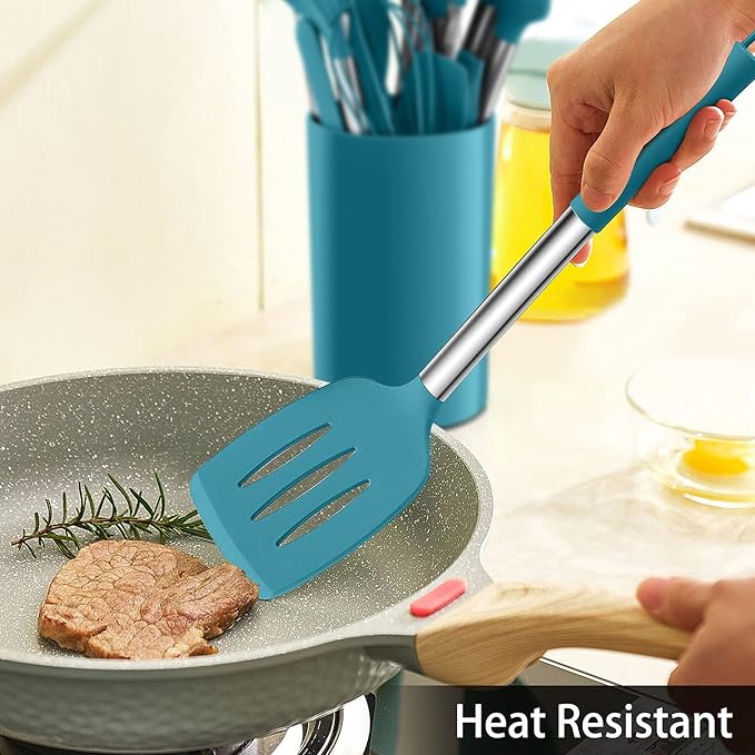 LIANYU 15-Piece Kitchen Cooking Utensils Set - Image 5