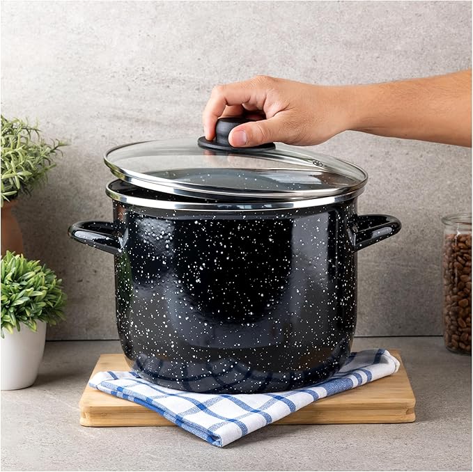 EKCO EOS 8-Quart Speckled Stockpot - Image 8