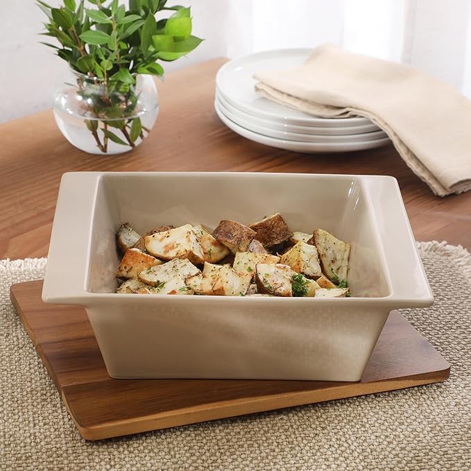 Gibson Elite 2-Quart 10" x 8.5" Stoneware Baking Dish - Image 5