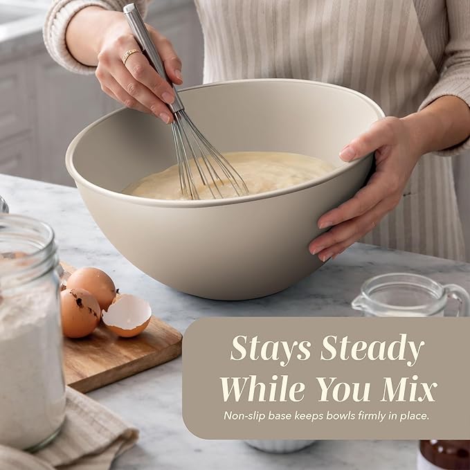 COOK WITH COLOR Mixing Bowls with TPR Lids - Image 6