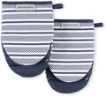 KitchenAid Albany Mini Oven Mitt 2-Pack Set, Ink Blue by KitchenAid