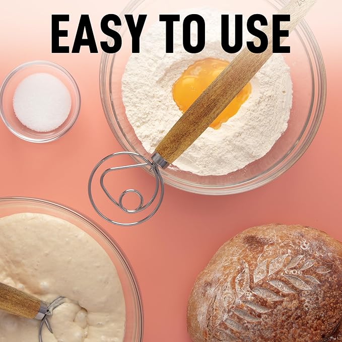 Zulay Kitchen 13-Inch Danish Dough Whisk - Image 3