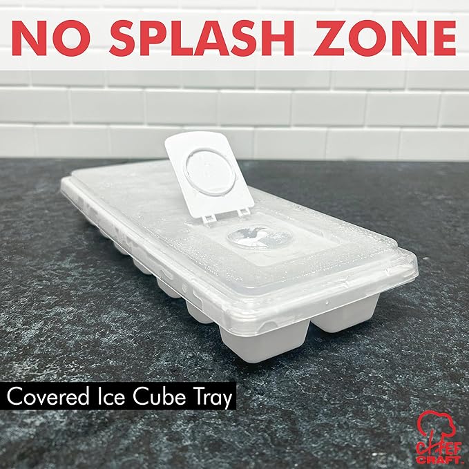 Chef Craft Ice Cube Tray with Lid - Image 2