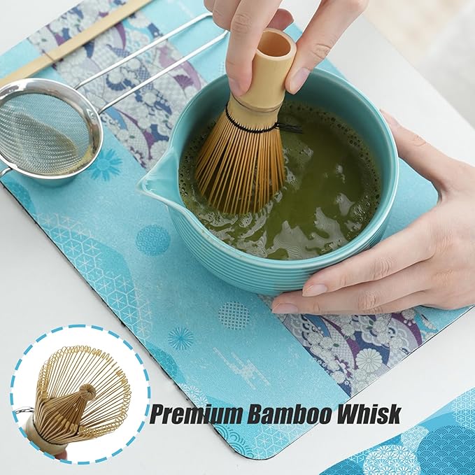 Clay&Fire Matcha Whisk Set, Ceramic Matcha Set, Matcha Bowl - Image 3