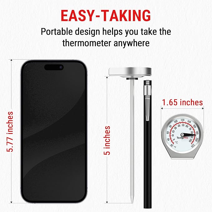 TempPro Dial Instant Read Meat Thermometer - Image 4