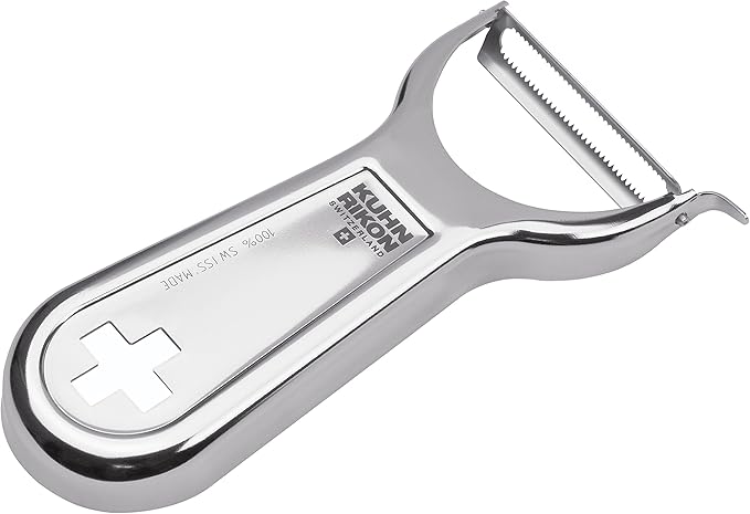 Kuhn Rikon "Swiss Metallic" Piranha Cross Peeler by KuhnRikon