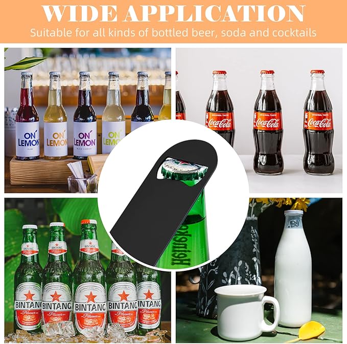 24 Pack Flat Beer Bottle Opener 5 inch Heavy Duty Stainless Steel Flat Bottle - Image 7