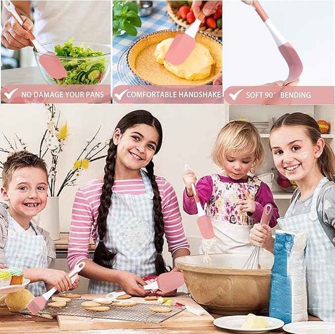 Silicone Spatula Set, Soft & Strong, Nonstick Cookware, Dishwasher Safe - Image 6