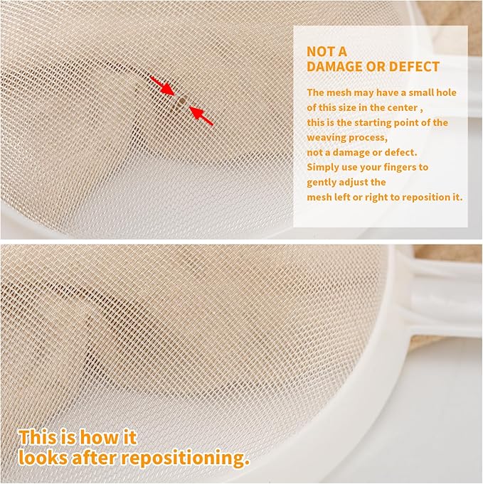 Kefir Strainer Set, 3-Size Plastic Non-Metal Sieve - Image 8