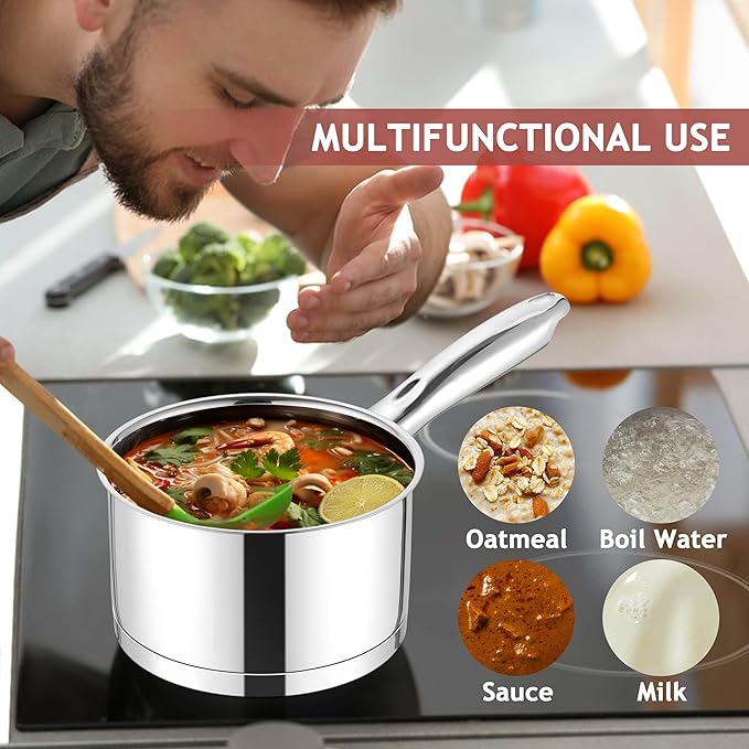 E-far Stainless Steel Saucepan - Image 4