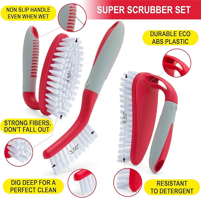 Scrub Brush Set of 6 pcs - Image 2