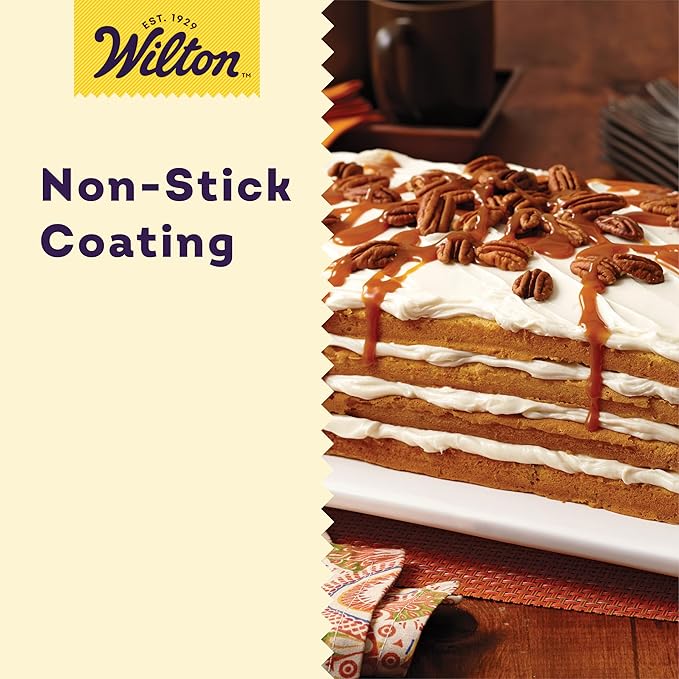 Wilton Easy Layers Sheet Cake Pan, Rectangle Sheet Pan, 2-Piece Baking Sheets - Image 4