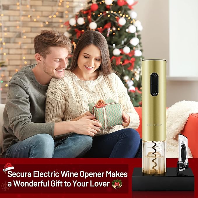 Secura Electric Wine Opener, Automatic Bottle Corkscrew Opener - Image 9