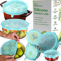 Reusable Silicone Stretch Lids for Food Storage in Fridge by BasicHaus