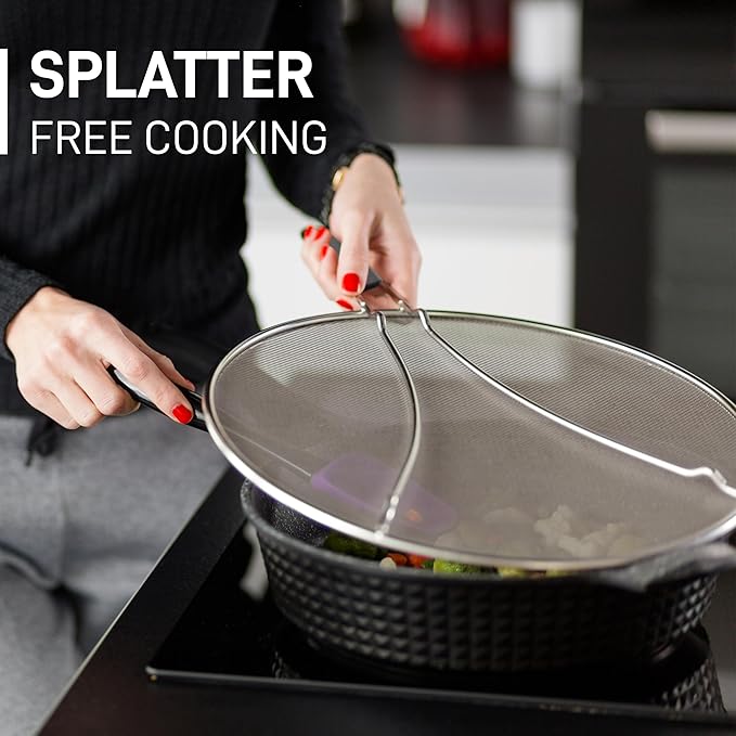 Zulay Kitchen Splatter Screen for Frying Pan - Image 6
