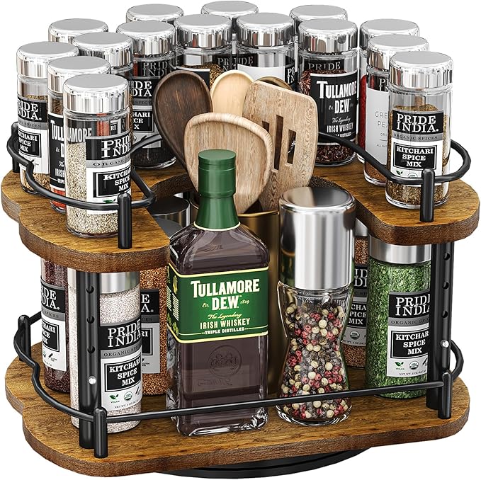 Lazy Susan Organizer Spice Rack - Image 8