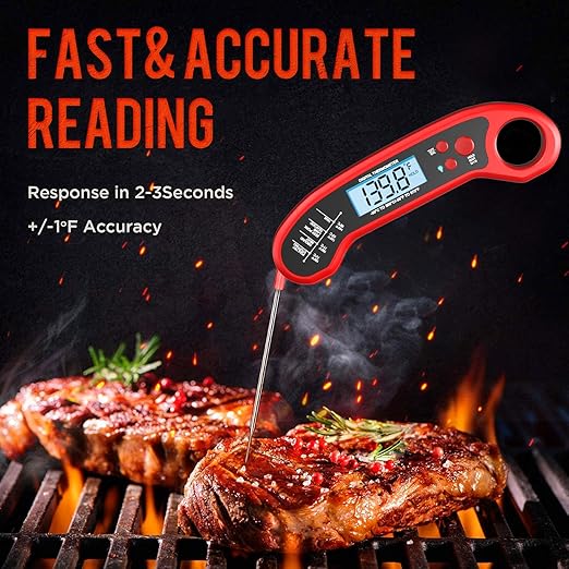 Meat Thermometer Digital, Instant Read Meat Thermometer - Image 2