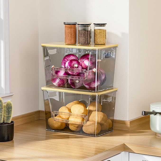 Delamu 2 Set Pantry Organizers and Storage, Trash Bag Dispenser - Image 7