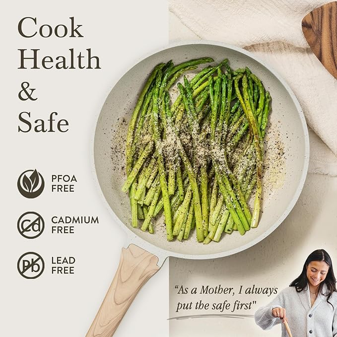 CAROTE Pots and Pans Set Nonstick, Cookware Set Induction Kitchen Cooking Set - Image 3
