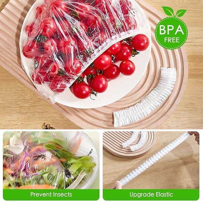 100 Plastic Large Bowl Covers - Image 3
