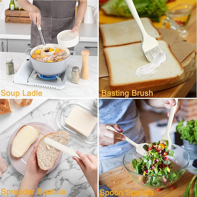 LIANYU 15 Pcs Cooking Kitchen Utensils Set - Image 6