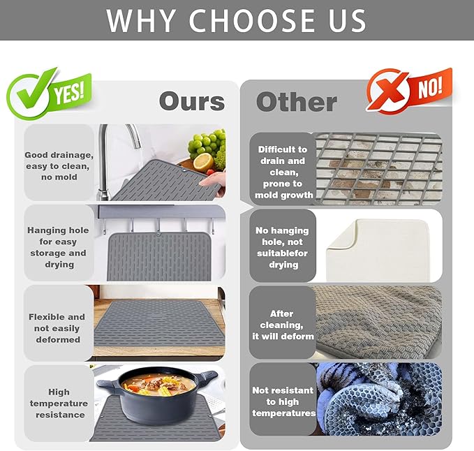 To encounter Silicone Dish Drying Mat - Image 5