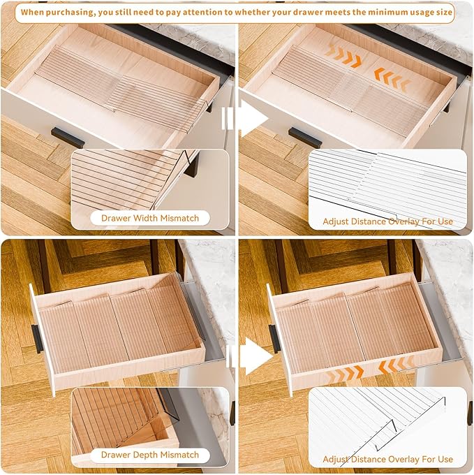 Yieach 8 Pack Adjustable Narrow Spice Rack - Image 4