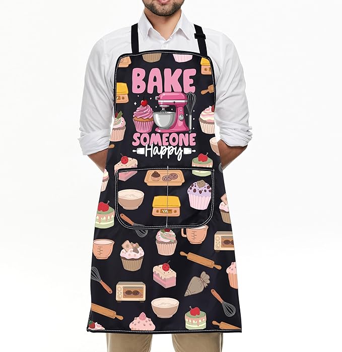 FUSTMW Cake Maker Gifts for Baker Kitchen Baking Apron - Image 5