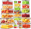 54 PCS Food Storage Containers by PONYCROSSINGTHERIVER