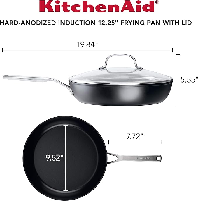 KitchenAid Hard Anodized Induction Nonstick Fry Pan/Skillet - Image 2