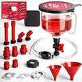 22-Piece No-Spill Coolant Filling Funnel Kit and Siphon Hose Pump, Radiator by SEDY