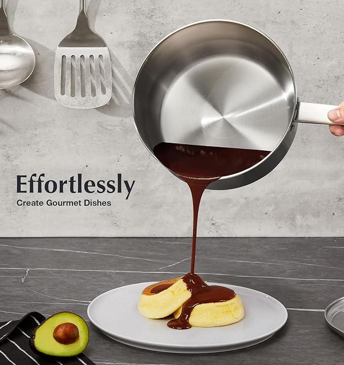 KOCH SYSTEME CS Stainless Steel Saucepan, 3 Quart Saucepan - Image 3