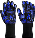 BBQ & Grill Gloves, Oven Gloves, 1472°F Silicone Oven Mitts Heat Resistant by IGNISGUARD