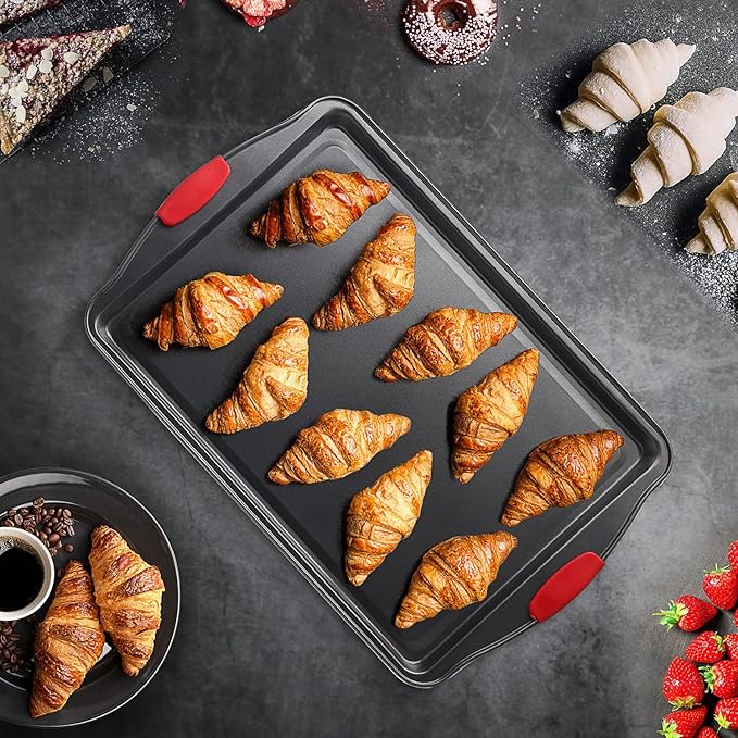 Baking Sheet Set, 2-Piece Large Cookie Sheet Set - Image 8