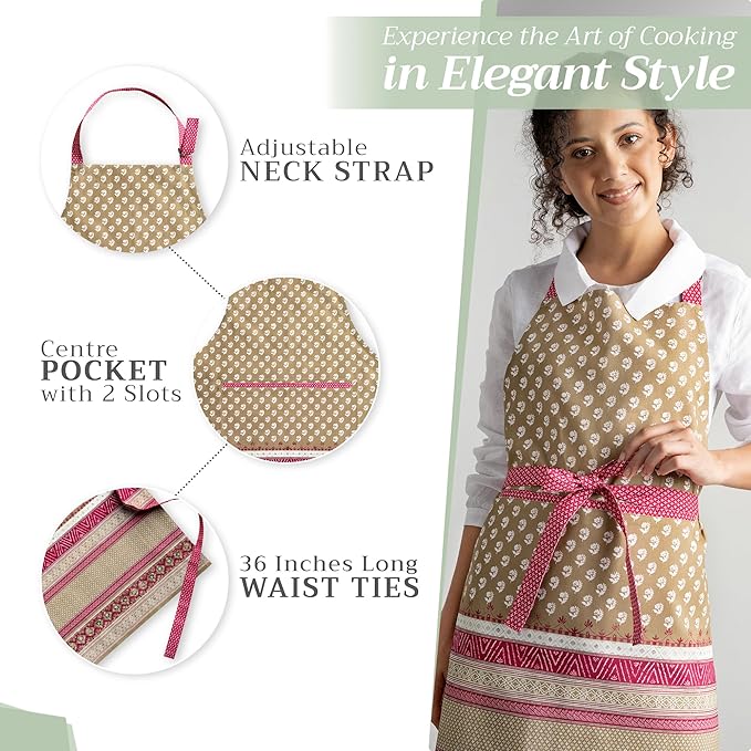 Maison d' Hermine 100% Cotton Apron - Image 5