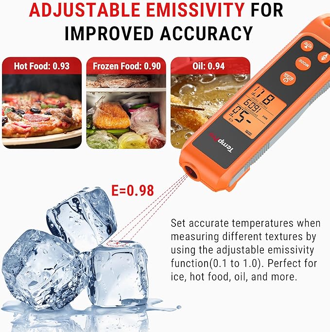 TempPro TP420 2-in-1 Instant Read Thermometer - Image 8