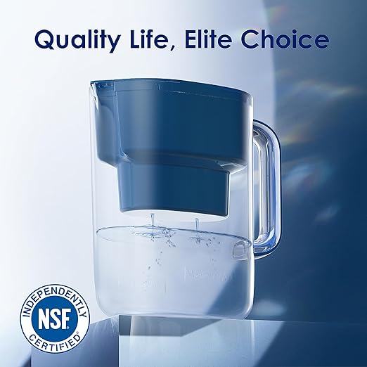 Waterdrop PT-07C Water Filter Pitcher, NSF Certified, 200-Gallon Long-Life - Image 3